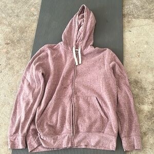Burgundy hoodie